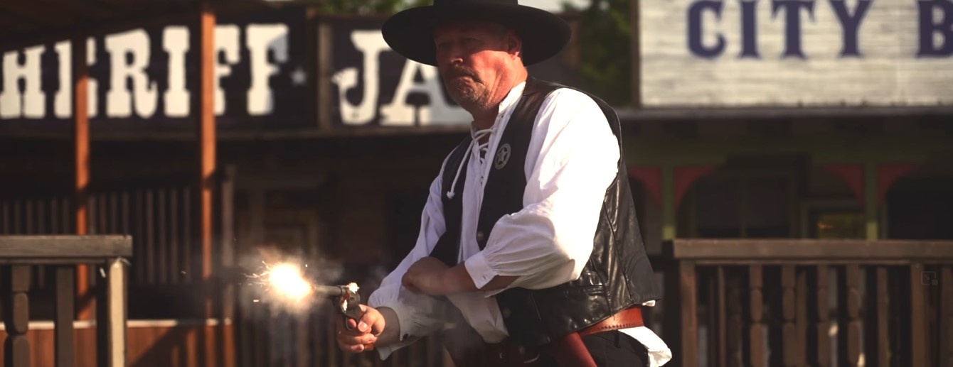 Musikvideo Wilder Westen Cowboy Duell